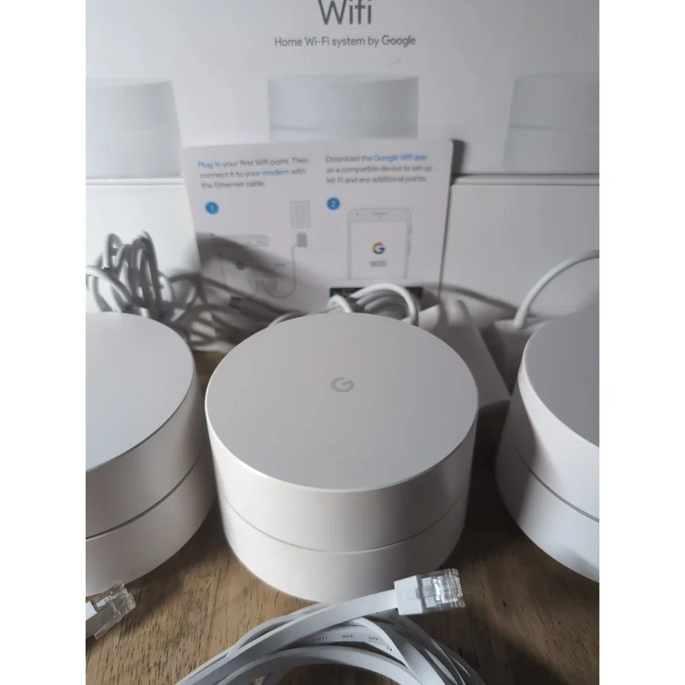 Google WiFi System Whole Home Mesh Router - 3 Pack (Open Box)‎